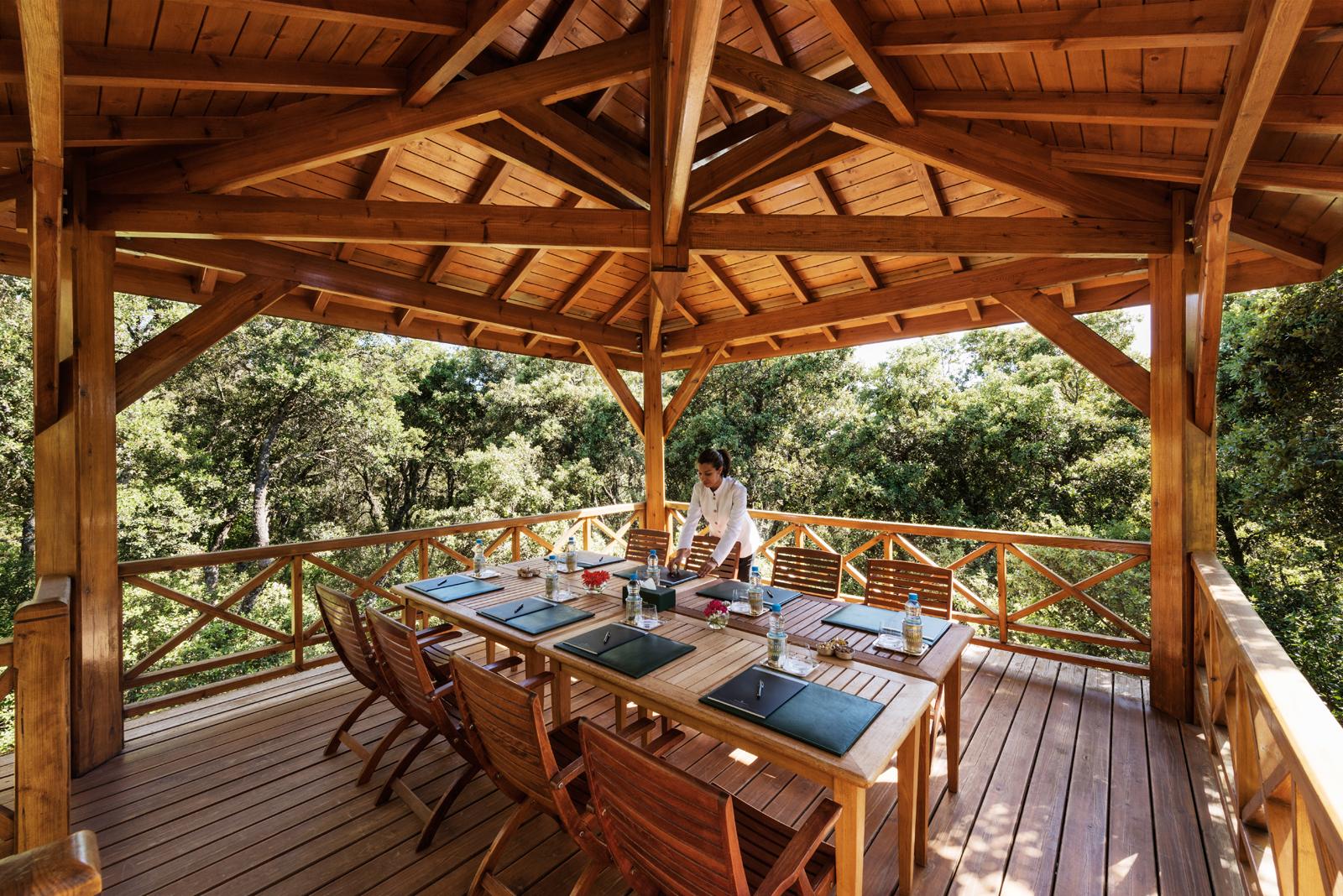 Michlifen Resort&Golf Ifrane  Exterior foto The restaurant